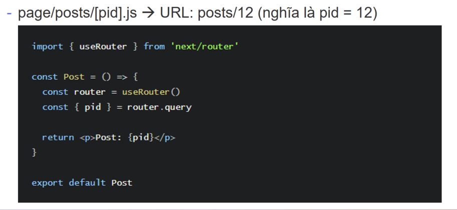 đọc param trong route của NextJS